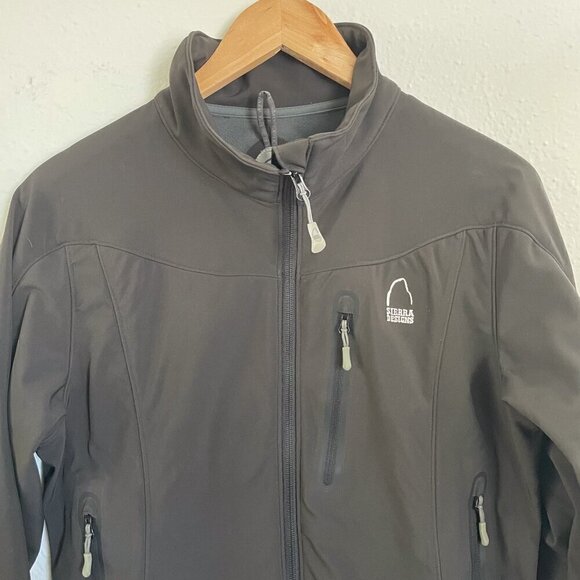 Sierra Designs lightweight black zip up outdoor jacket size medium - Picture 2 of 11